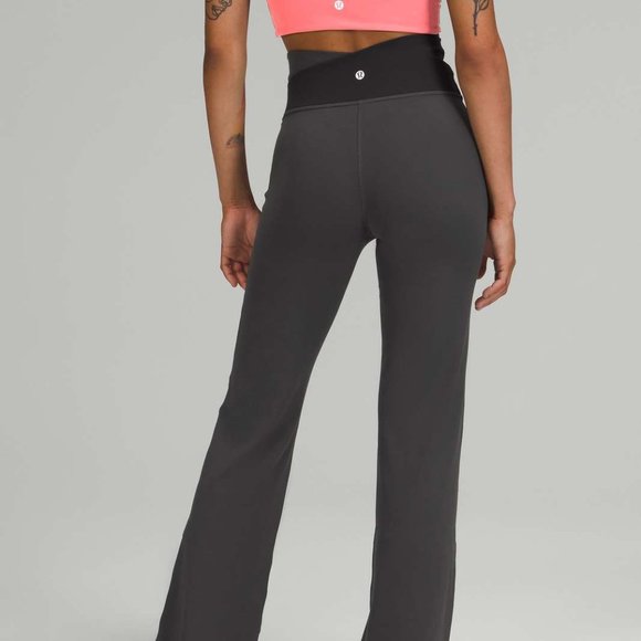 Lululemon Throwback Astro Pant - Graphite Grey / Black - Size 8 - Picture 1 of 6